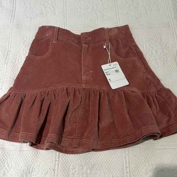 Mayoral girls size 12 western style Rose Cord skirt NWT. Adjustable waist. - Picture 3 of 6
